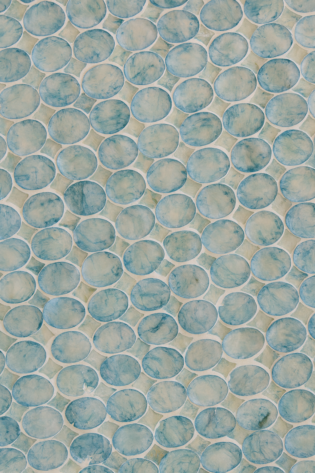 Solna Side Cabinet - Blue Capiz Shell