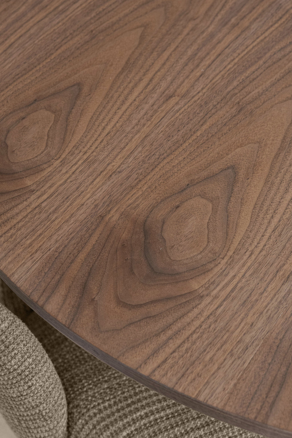 Sierra Extendable Table And 6 Ginette Chairs Set - Walnut Wood
