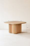 Alba - Mesa de Centro - Imitación Madera - Natural