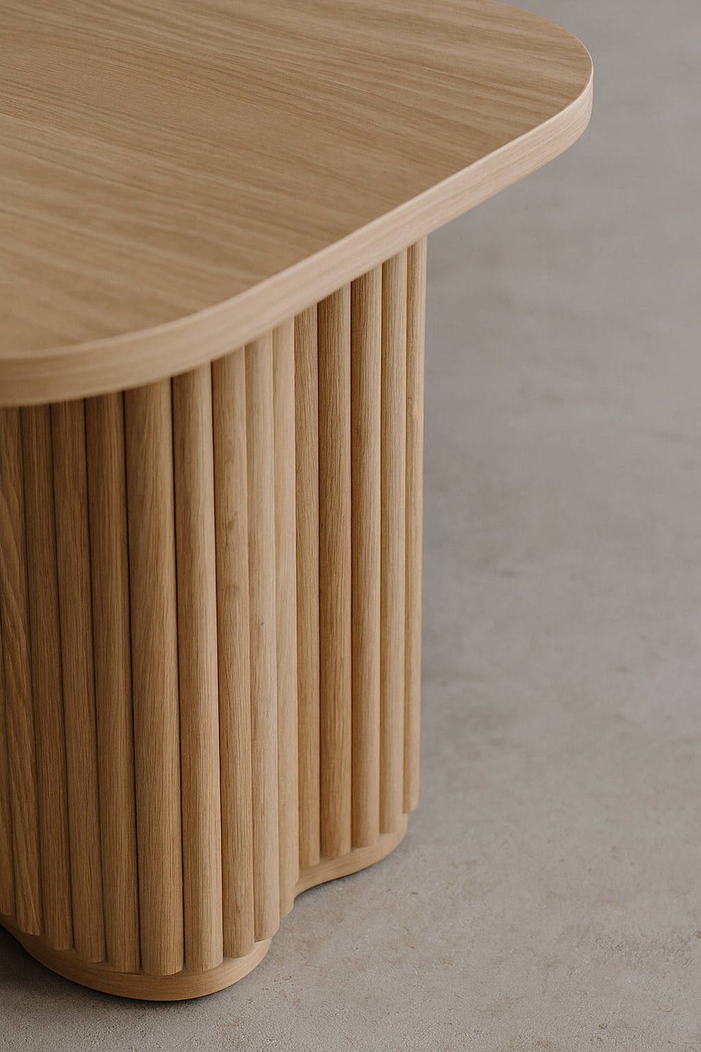 Alba - Meuble D'Appoint - Effet Bois - Naturel