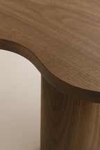 Set of 3 Charlie Coffee Tables - Walnut Color With 3 Legs
