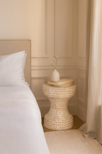 Elora - Meuble D'Appoint - Coquille De Capiz - Rose