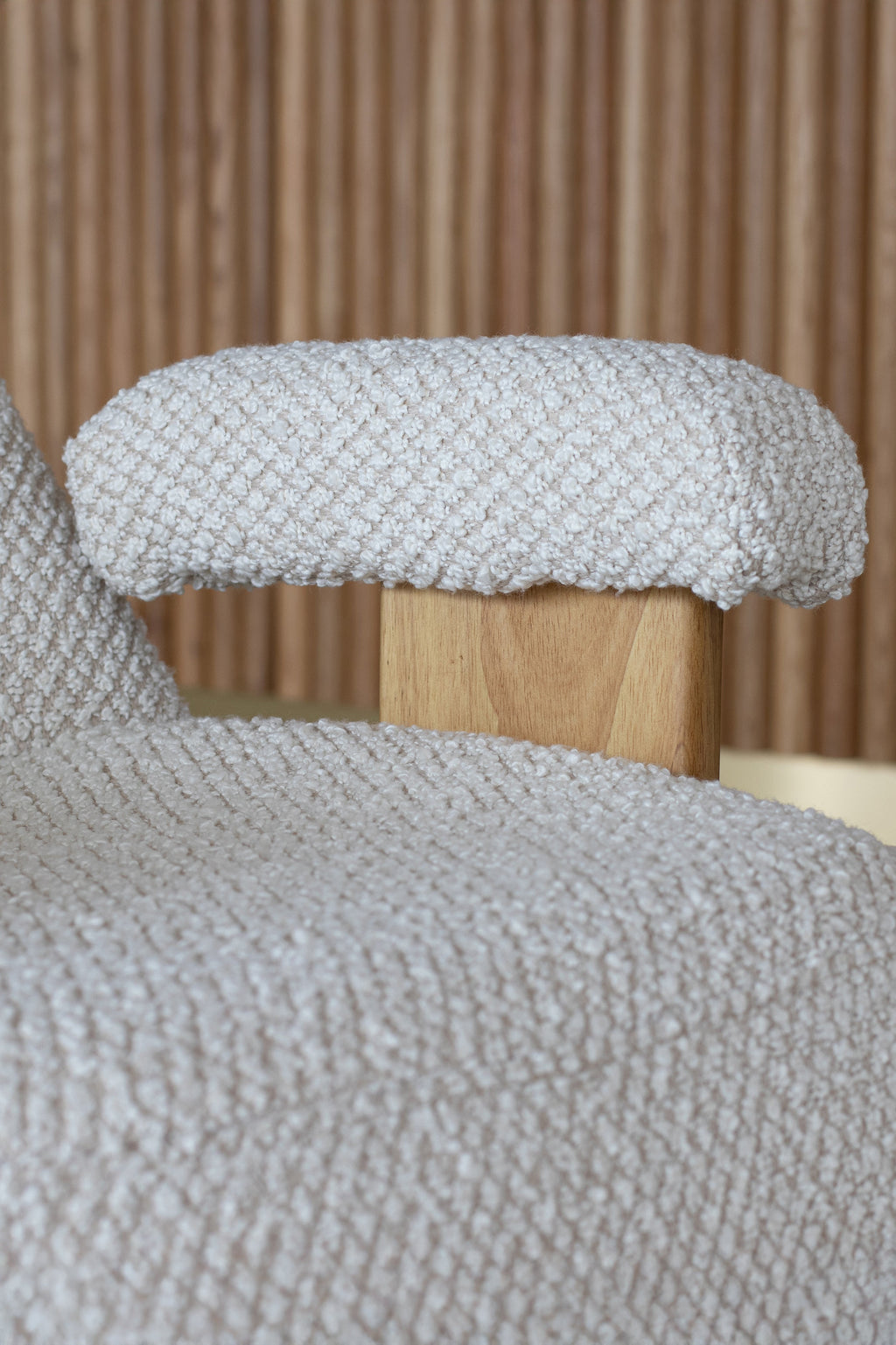 Ulysse Armchair - Bouclette - Ecru