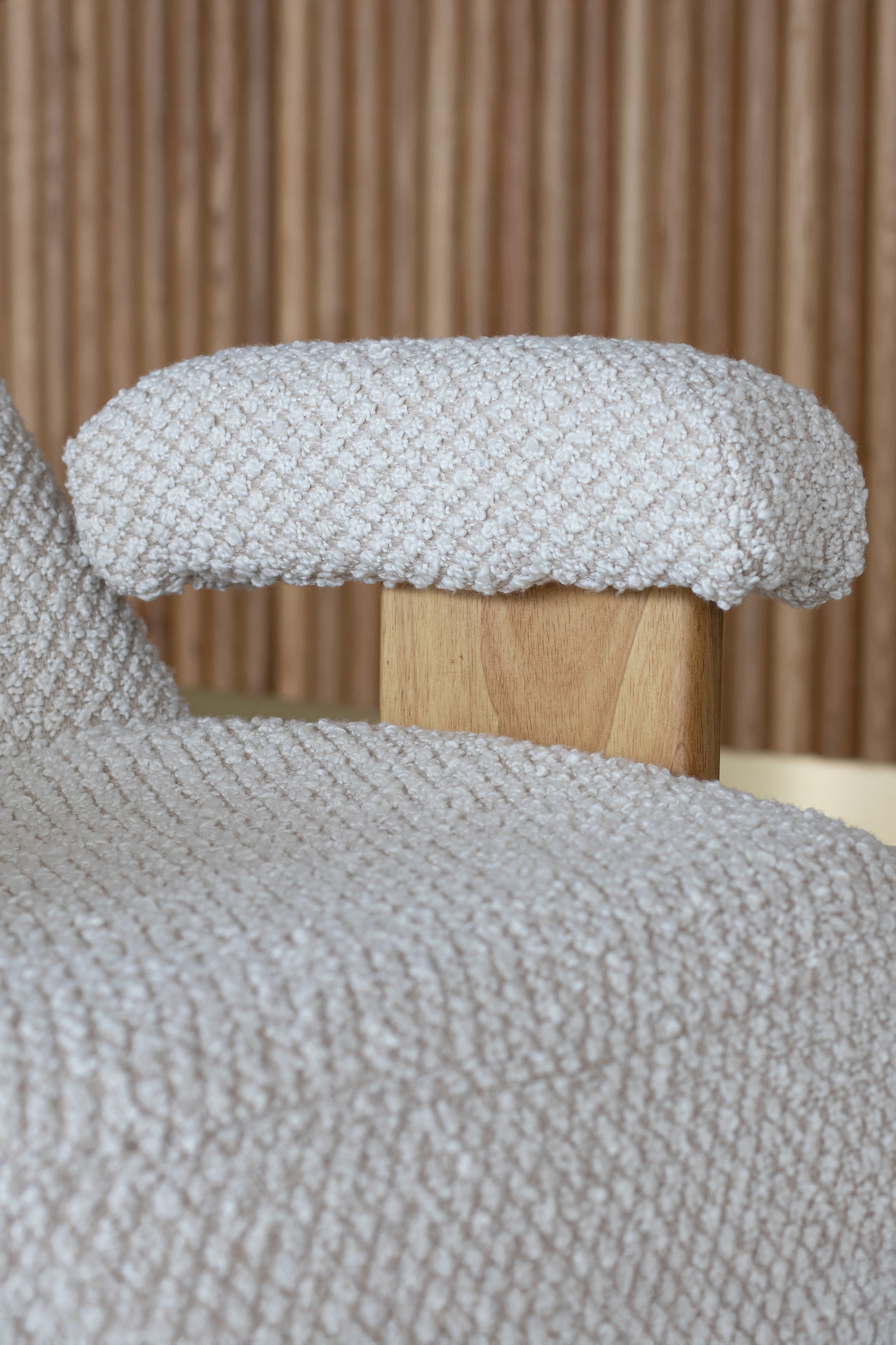 Ulysse Armchair - Bouclette - Ecru