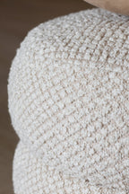 Ulysse Pouf - Bouclette - Ecru