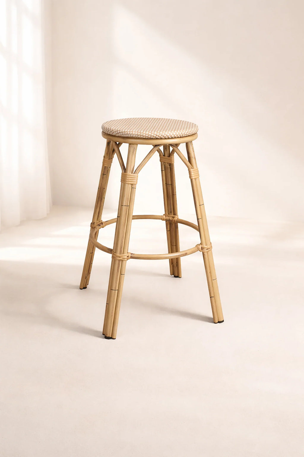 Amalfi - Bar Stool - Aluminum Rattan/Textilene Look