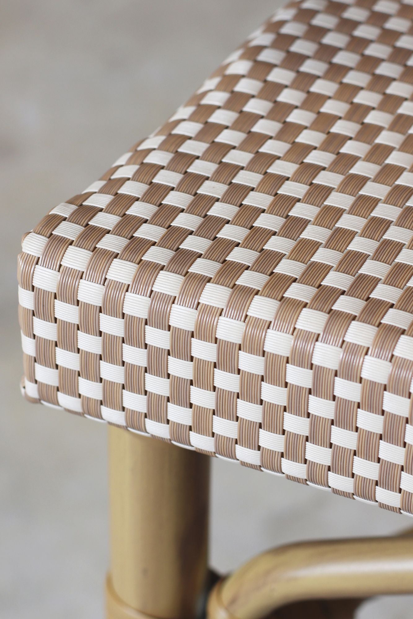 Amalfi - Lot2 Fauteuils De Table En Aluminiu - Effet Rotin - Beige