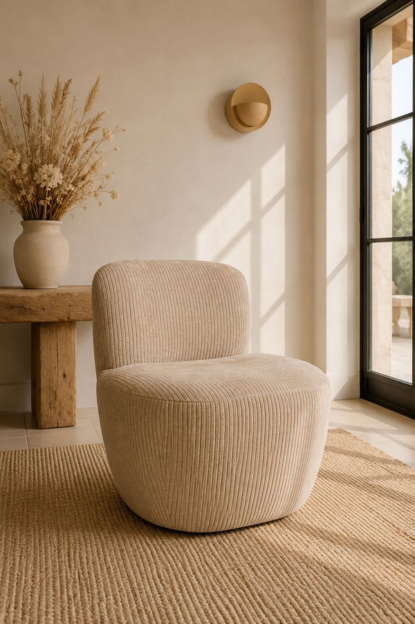Como Armchair - Corduroy - Beige