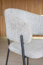 Set of 2 Eros Chairs - Beige Dining Chairs