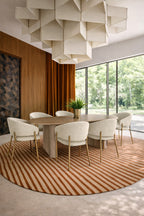 Set of 2 Eros Chairs - Ecru Table Chairs