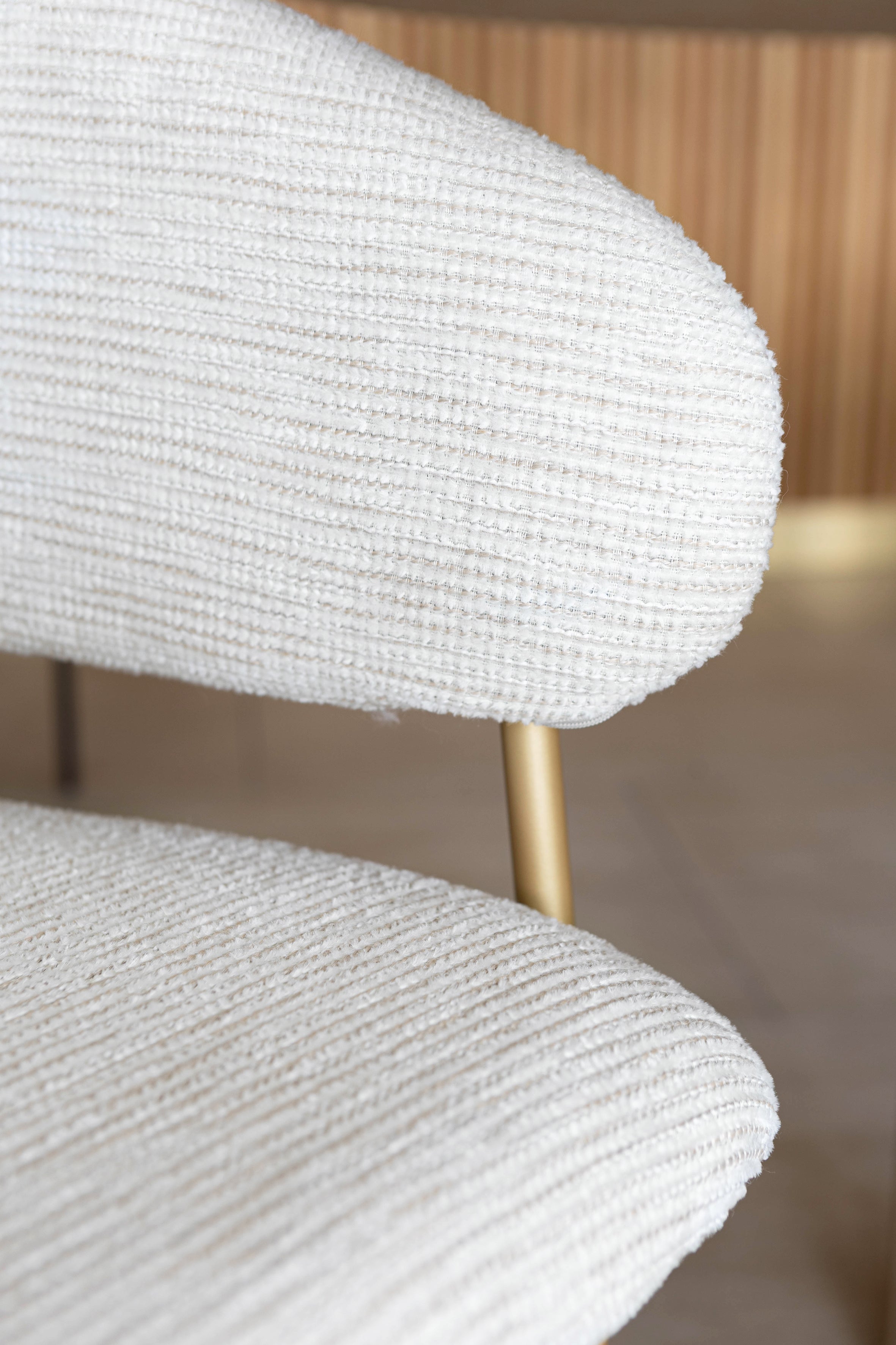 Set of 2 Eros Chairs - Ecru Table Chairs