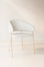 Set of 2 Eros Chairs - Ecru Table Chairs