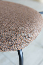 Set Of 2 Gaston Chairs - Chestnut Bouclette Fabric