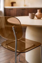 Glam - Lot De 2 Chaises - Polycarbonate - Ecorce