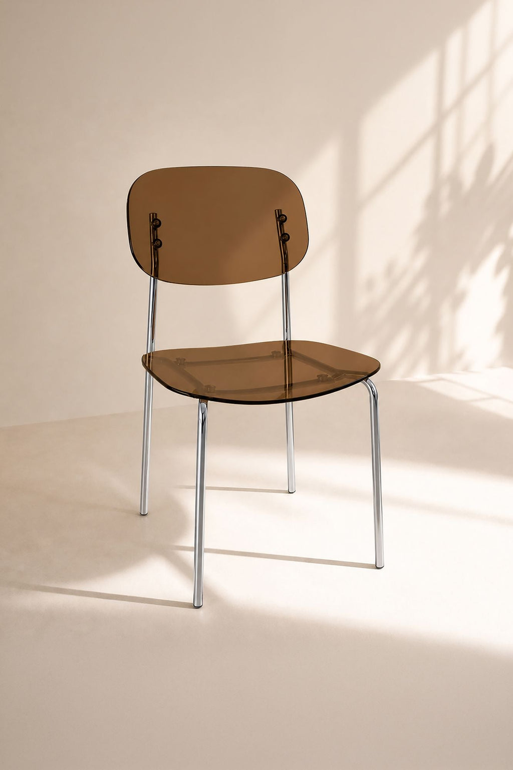 Glam - Lot De 2 Chaises - Polycarbonate - Ecorce