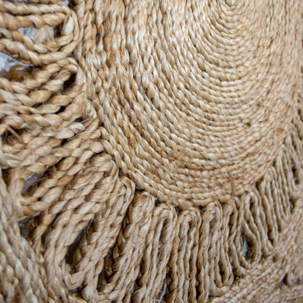 Alfombra Jerico de Yute Natural - Tejida a Mano
