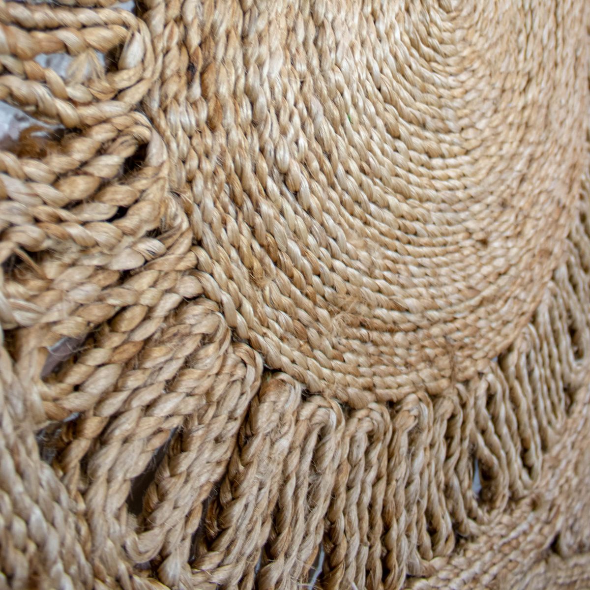 Alfombra Jerico de Yute Natural - Tejida a Mano