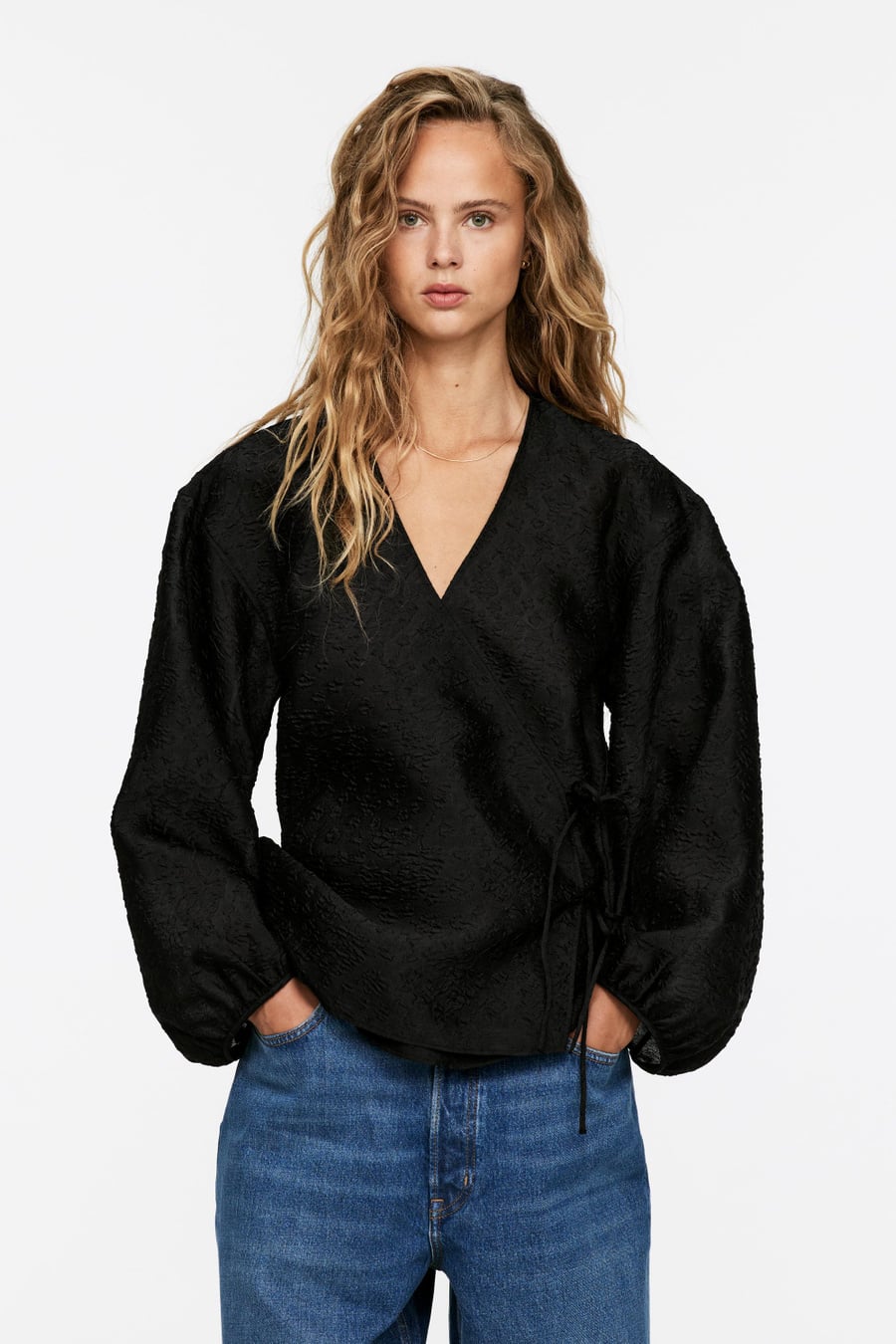 Bluse Inge – Schwarz