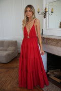 Filipa Sun Dress - Red
