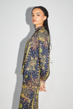 Blusa Darline Tropic Cosmic - Azul