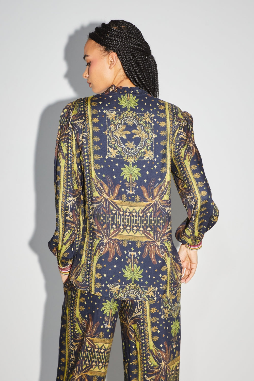 Blusa Darline Tropic Cosmic - Azul