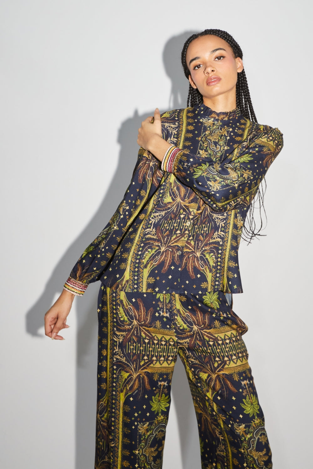 Blusa Darline Tropic Cosmic - Azul