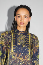 Blusa Darline Tropic Cosmic - Azul