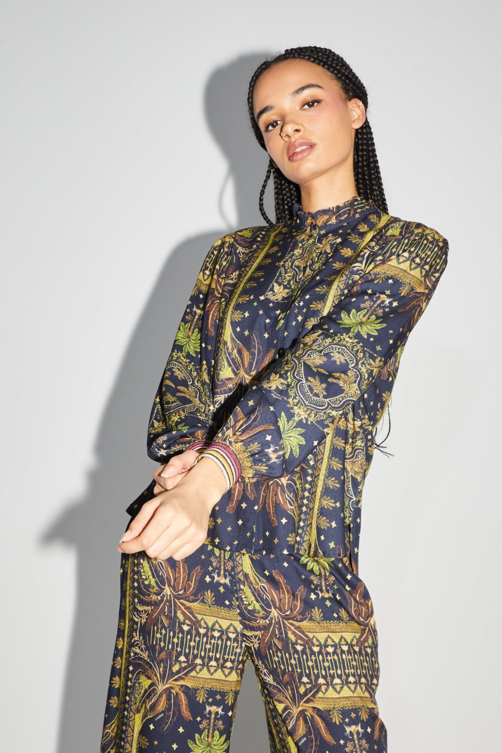 Blusa Darline Tropic Cosmic - Azul