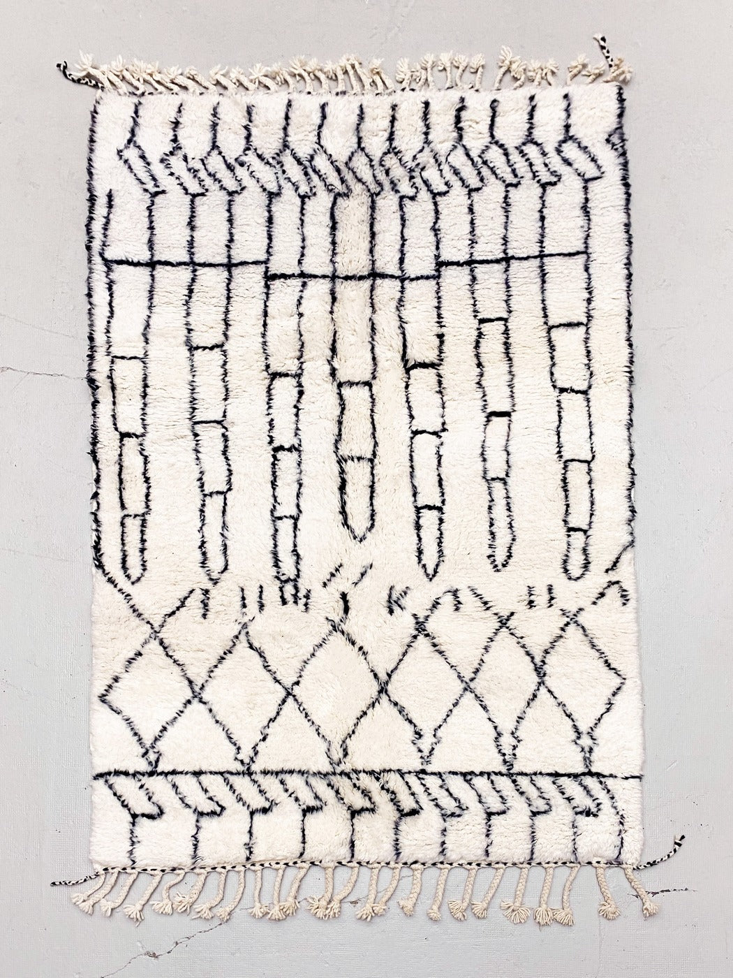 Marokkansk berbertæppe Beni Ouarain 2,32 x 1,56 m