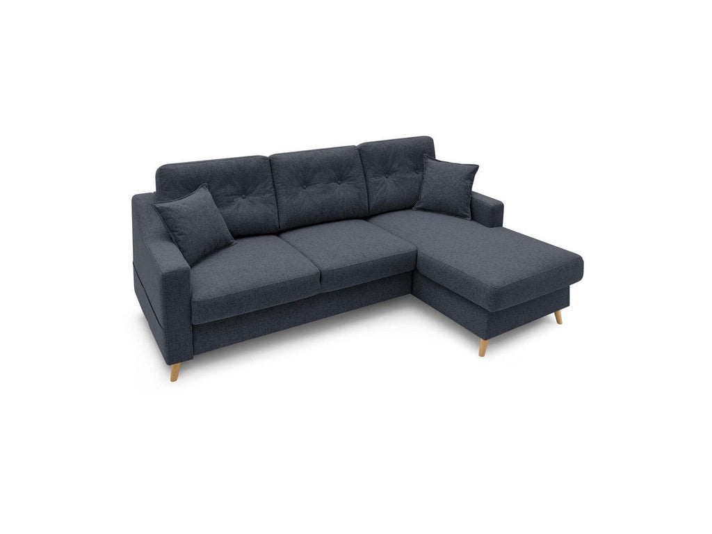 Canapé D'Angle Convertible Coffre Sweden - Angle Droit