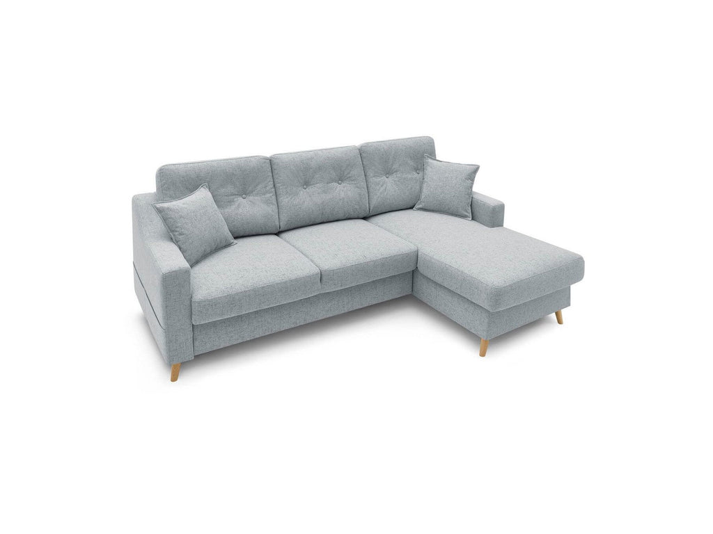 Canapé D'Angle Convertible Coffre Sweden - Angle Droit
