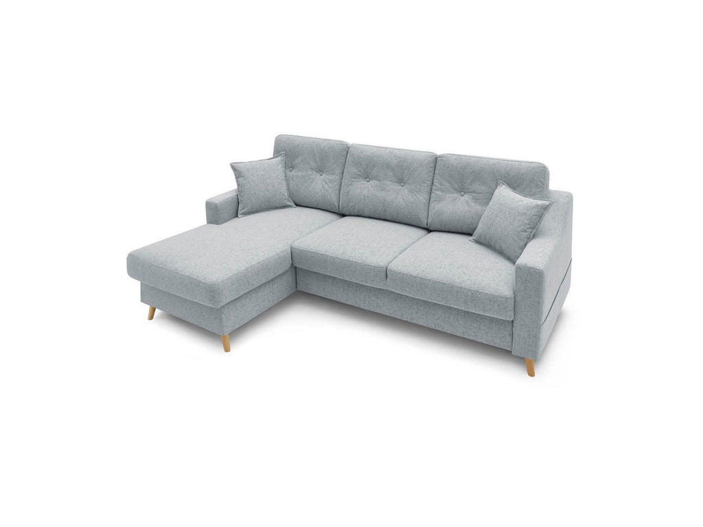 Sweden - Sofá Rinconera Chaise Longue Convertible con Arcón - Ángulo Izquierdo