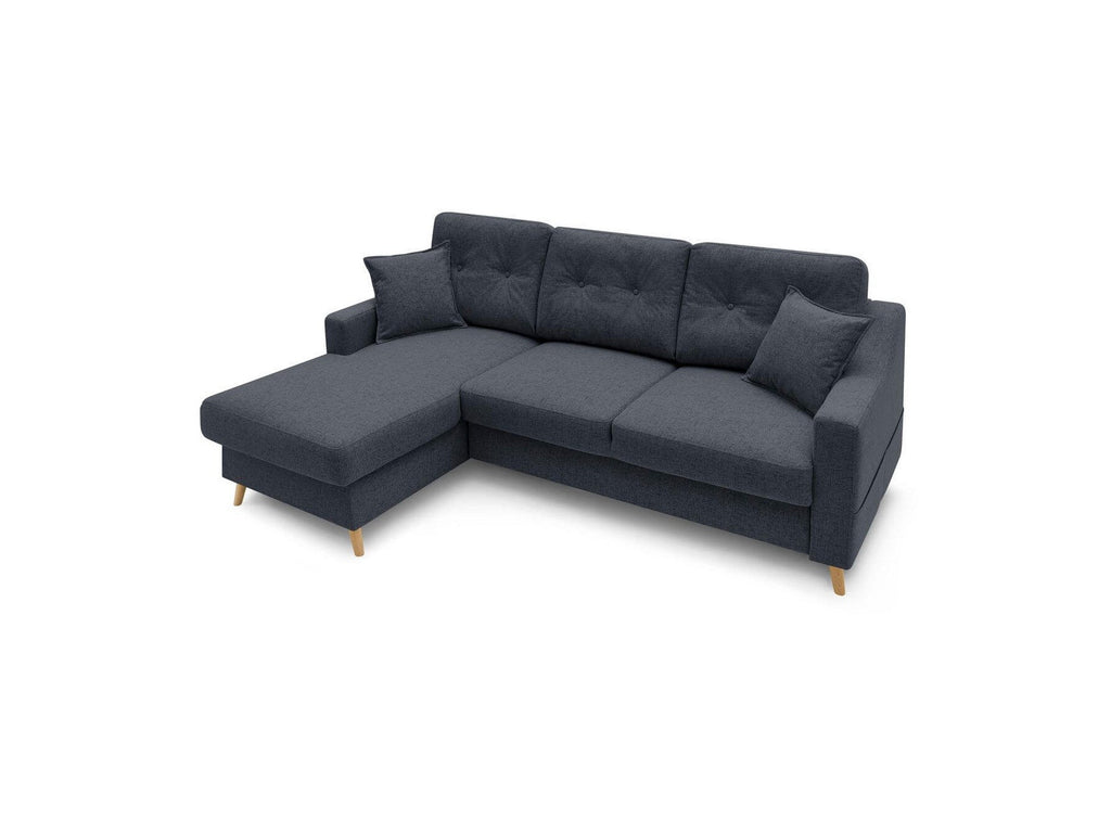 Sweden - Sofá Rinconera Chaise Longue Convertible con Arcón - Ángulo Izquierdo