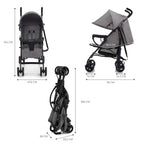Grey Tik Pushchair
