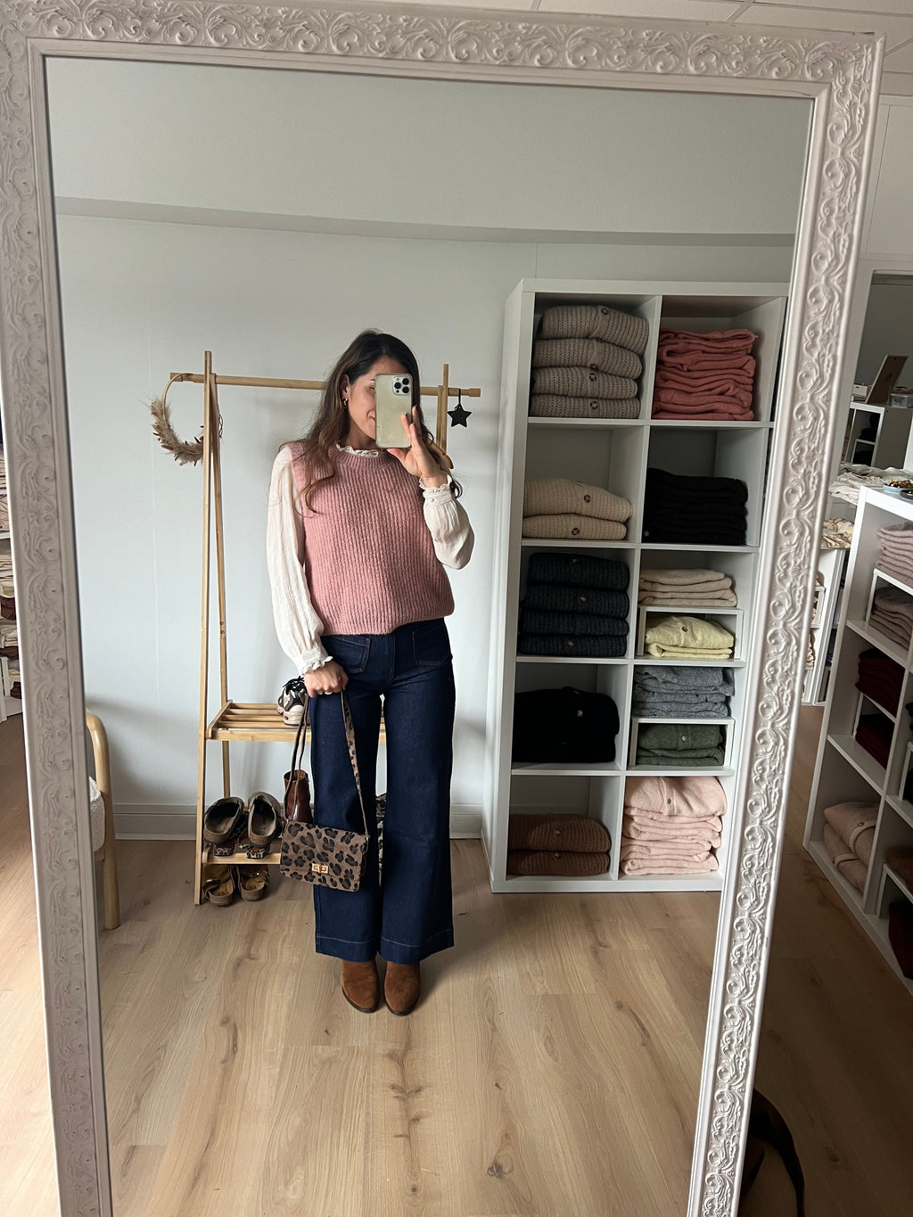 Vaqueros Gasparette De Denim Crudo
