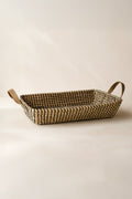 Kos Rectangular Tray In Seagrass And Shell