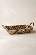 Kos Rectangular Tray In Seagrass And Shell