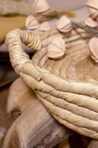 Bandeja Redonda Dounia - Abaca Con Asas