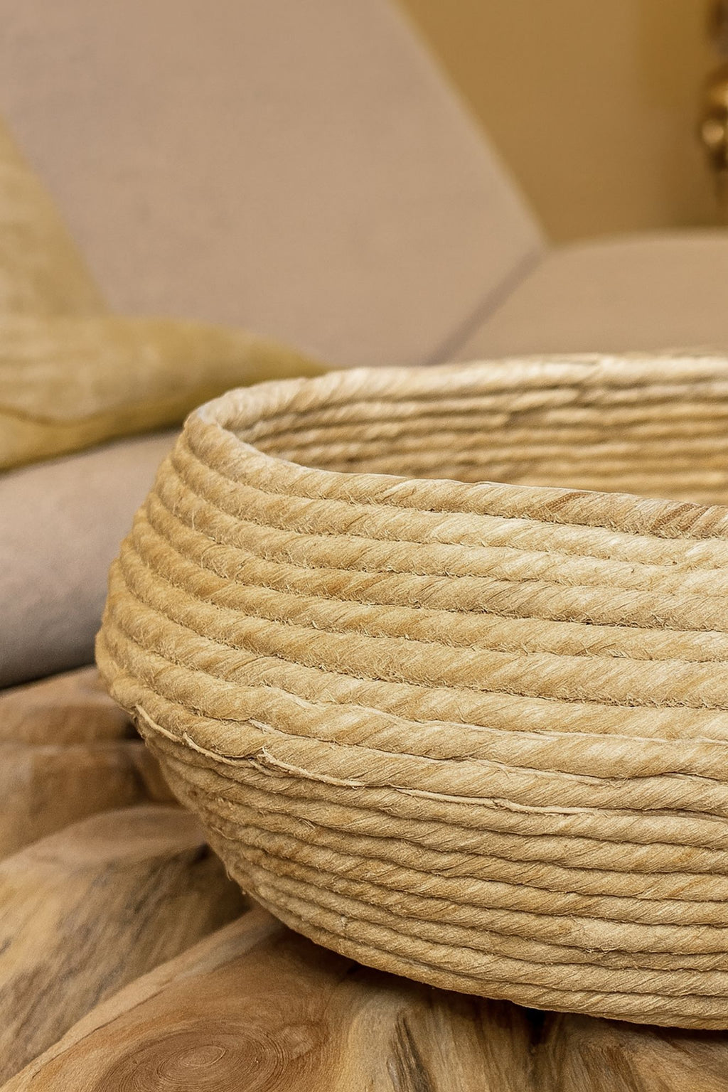 Dounia Basket - Hand Woven Abaca