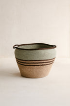 Cesta Chobie - Pastos marinos de colores - Celadón