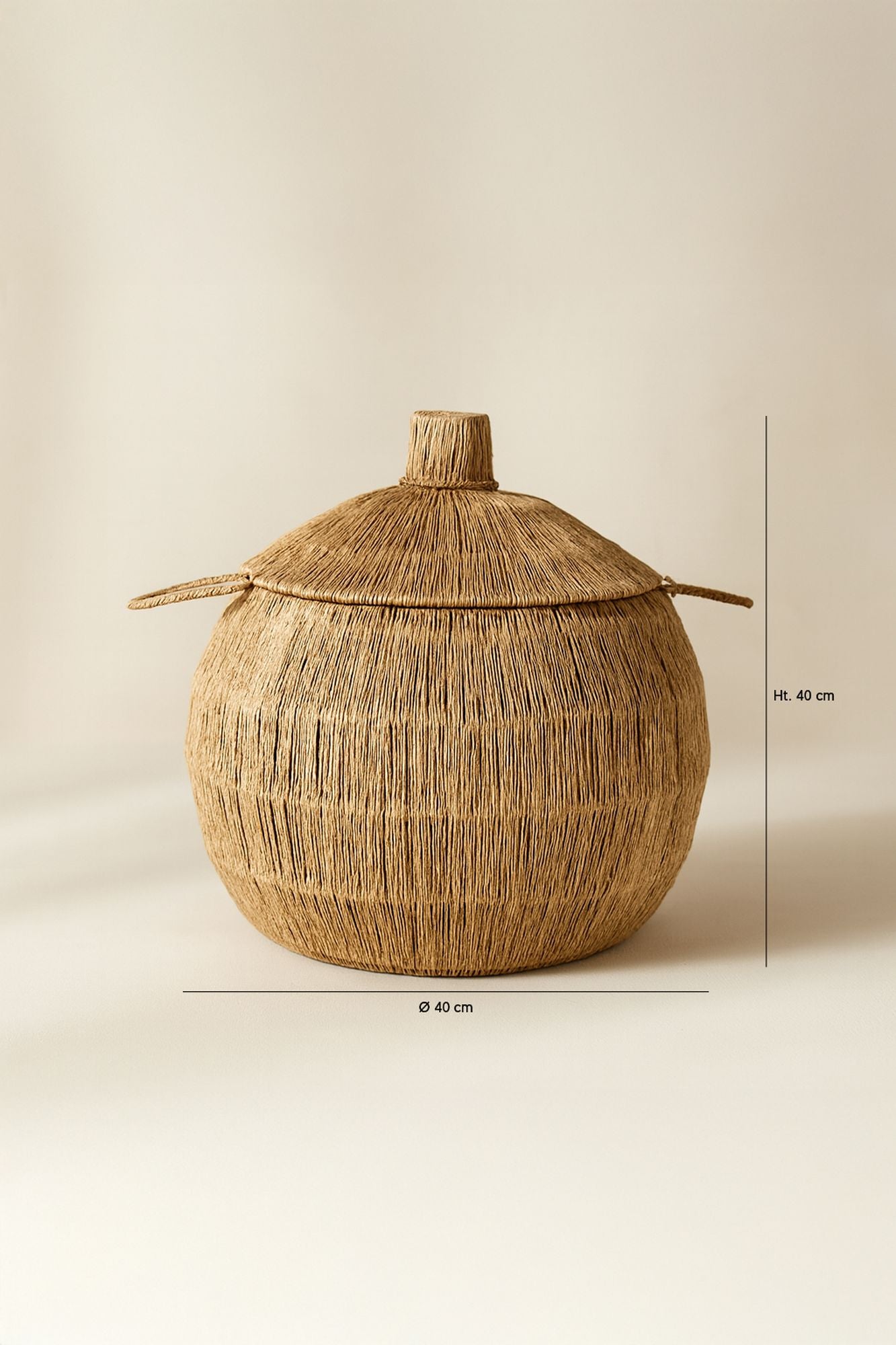 Sibu - Panier - Jute Naturel - Naturel