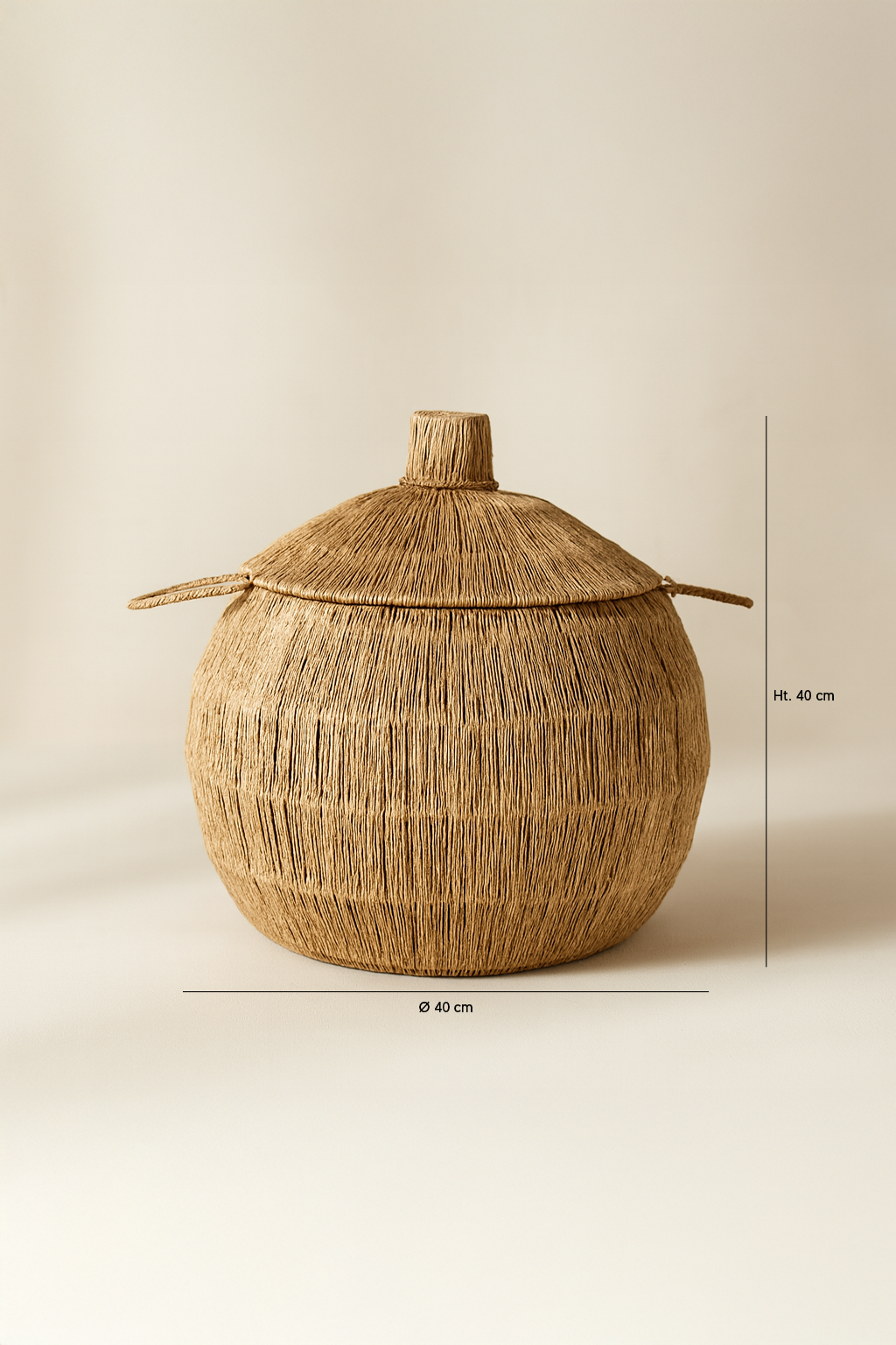 Sibu - Panier - Jute Naturel - Naturel