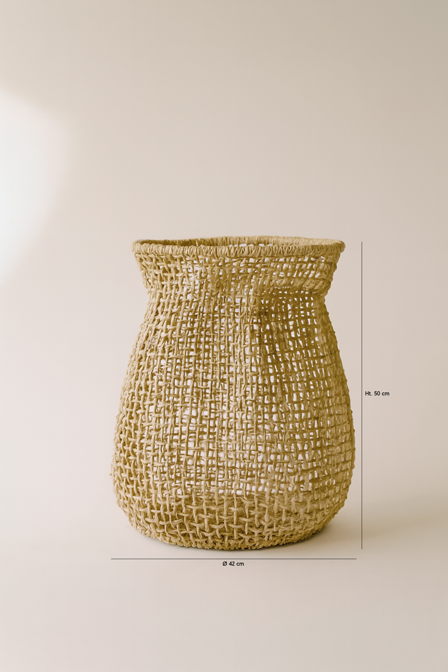Cesta para maceteros - Fibra de Abaca