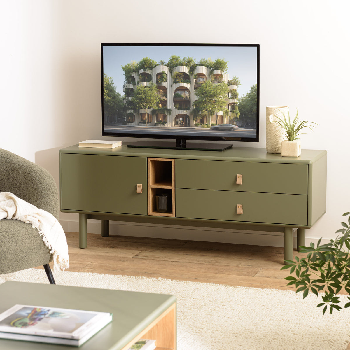 Ethan - Mueble TV - Roble Claro