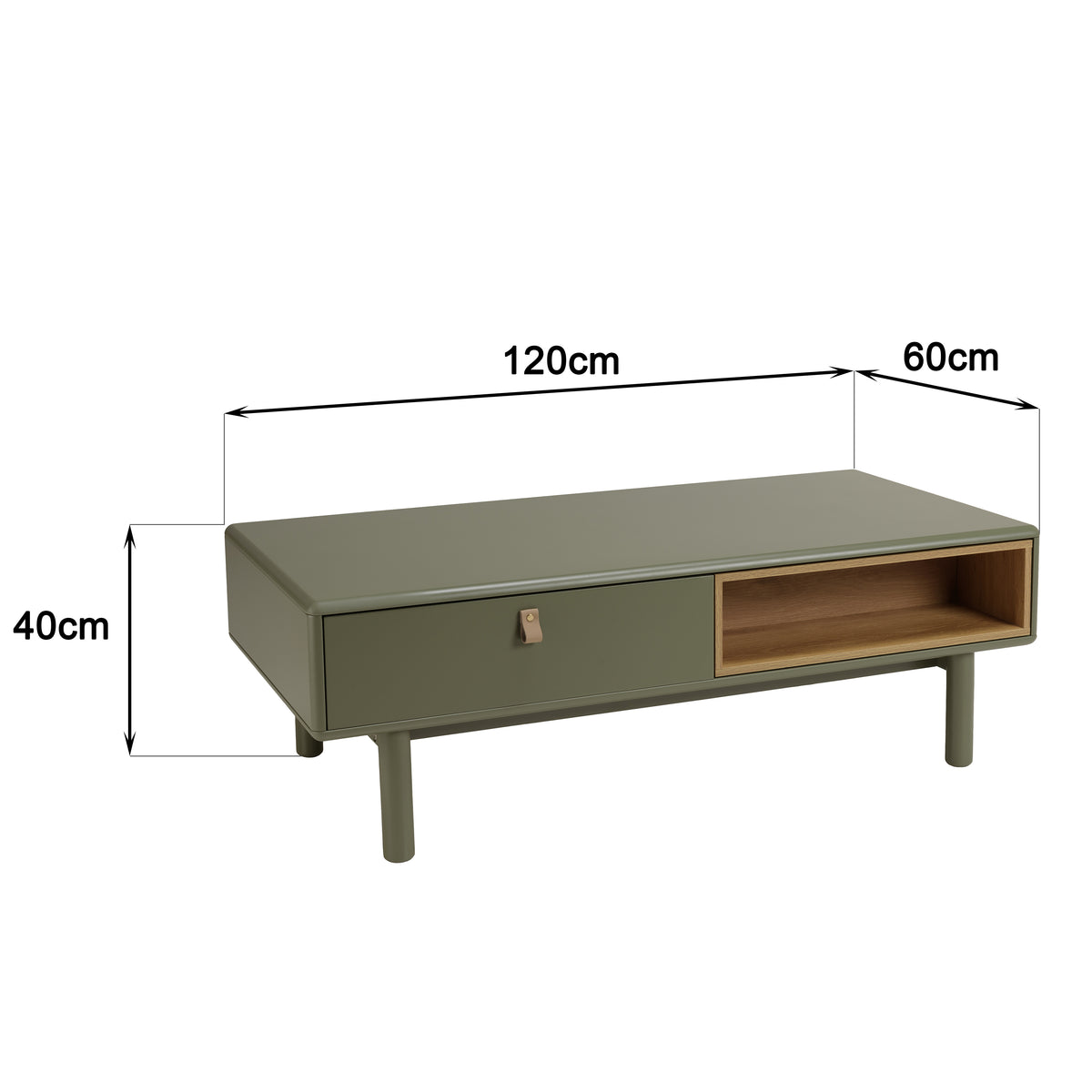 Ethan - Coffee Table - Light Oak