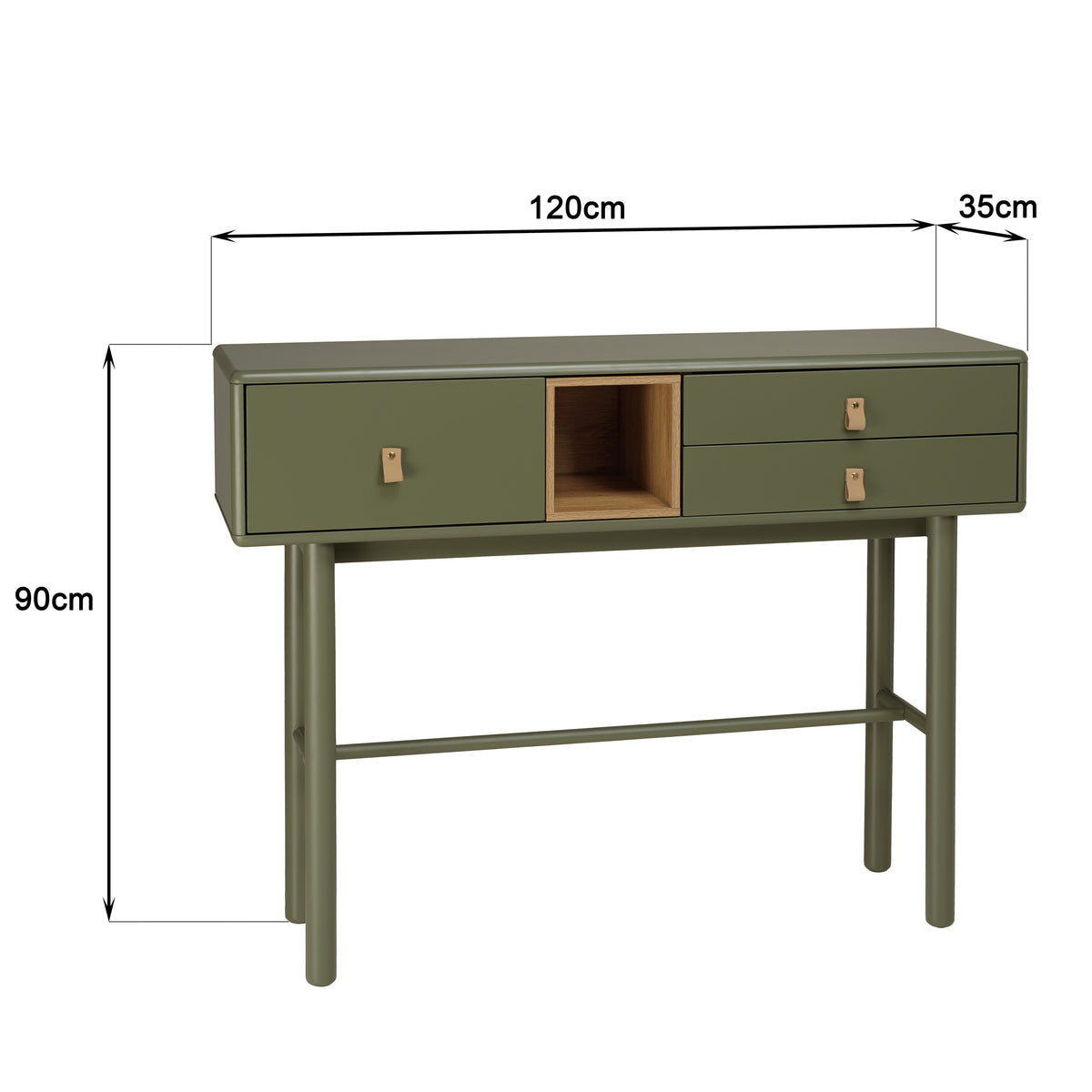 Ethan - Console Table - Light Oak