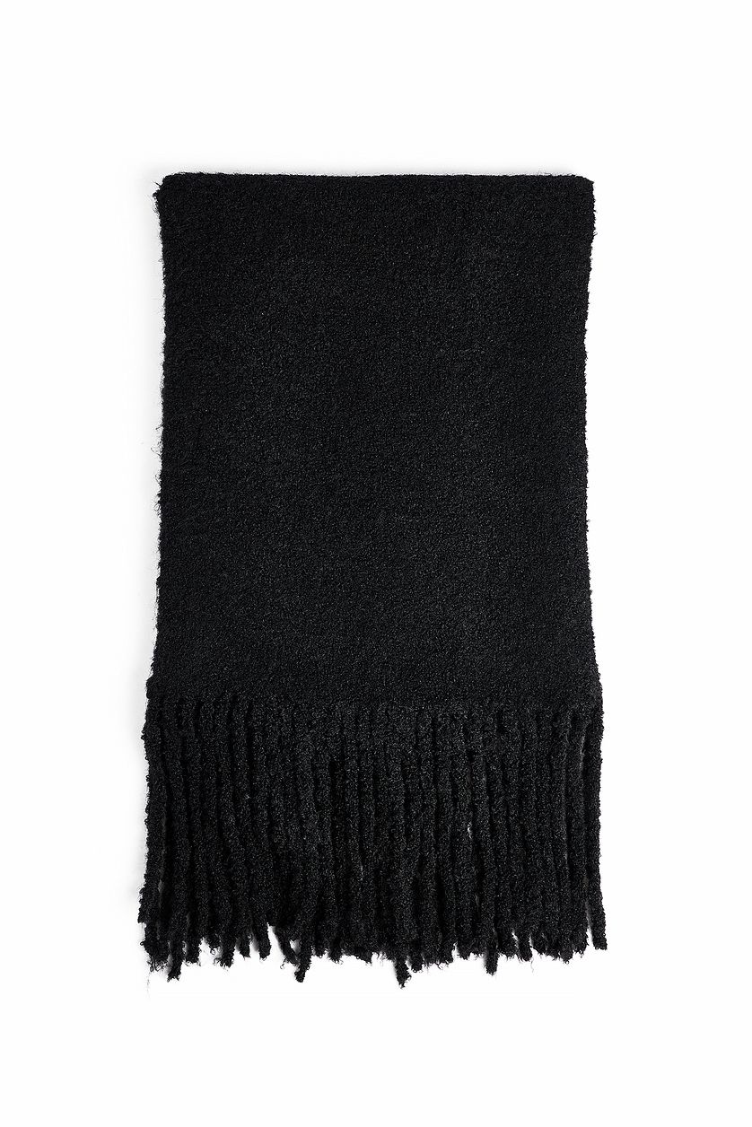 Knitted Scarf - Black