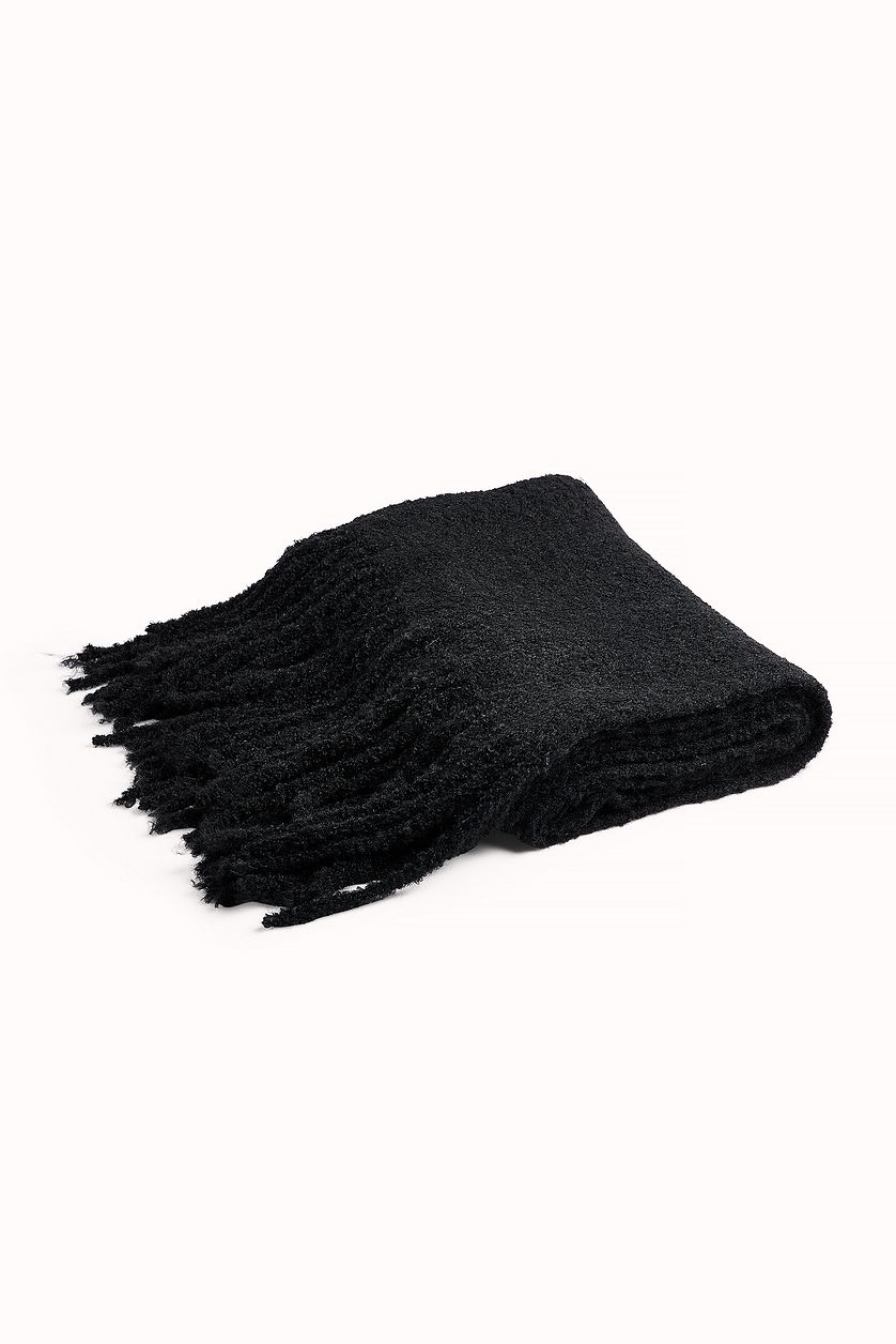 Knitted Scarf - Black