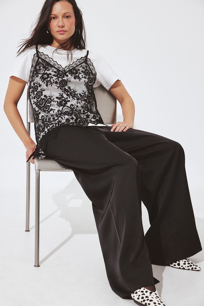 Lace Camisole - Black