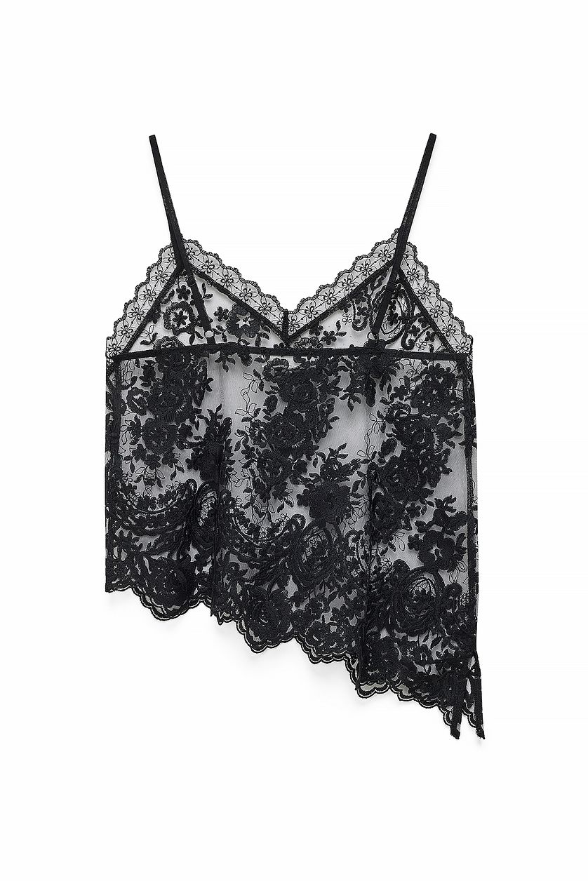 Lace Camisole - Black